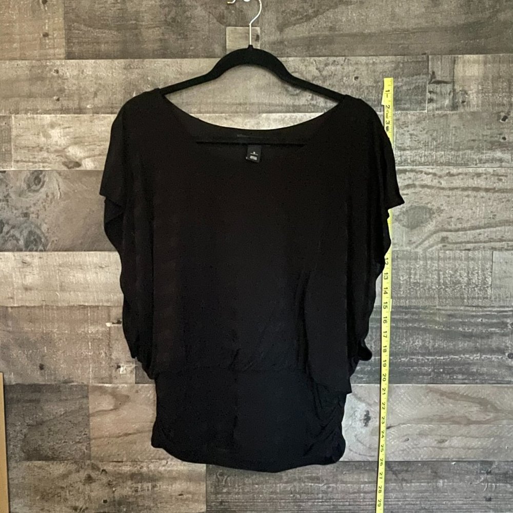 White House Black Market Black Blouse (Small)